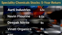 Speciality Chemicals: The Back-Benchers, Moving Ahead